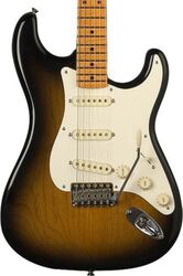 Guitarra eléctrica con forma de str. Fender Eric Johnson Stratocaster (USA, MN) - 2-color sunburst