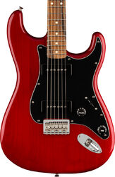Guitarra eléctrica con forma de str. Fender Noventa Stratocaster (MEX, PF) - Crimson red transparent