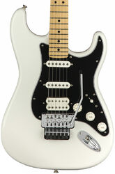 Guitarra eléctrica con forma de str. Fender Player Stratocaster Floyd Rose (MEX, MN) - Polar white