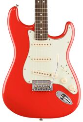 Guitarra eléctrica con forma de str. Fender Player II Stratocaster Ltd (MEX, RW) - Fiesta red