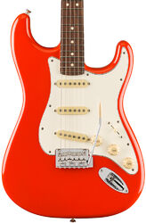 Guitarra eléctrica con forma de str. Fender Player Stratocaster II (MEX, RW) - Coral red