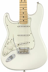 Guitarra electrica para zurdos Fender Player Stratocaster Zurdo (MEX, MN) - Polar white
