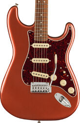 Guitarra eléctrica con forma de str. Fender Player Plus Stratocaster (MEX, PF) - Aged candy apple red