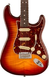 Guitarra eléctrica con forma de str. Fender 70th Anniversary American Professional II Stratocaster (USA, RW) - Comet burst