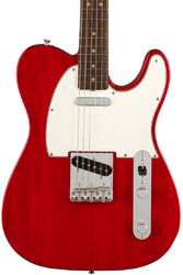Guitarra eléctrica con forma de tel Fender American Vintage II 1963 Telecaster (USA, RW) - Crimson red transparent