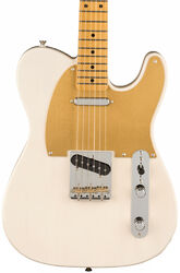 Guitarra eléctrica con forma de tel Fender JV Modified '50s Telecaster (Japan, MN) - White blonde