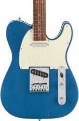 Guitarra eléctrica con forma de tel Fender American Ultra Luxe Vintage '60s Telecaster Custom (USA, RW) - lake placid blue