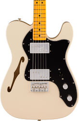 Guitarra eléctrica con forma de tel Fender American Vintage II 1972 Telecaster Thinline Ltd (USA, MN) - olympic white