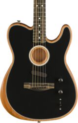 Guitarra folk Fender American Acoustasonic Telecaster (USA) - Black
