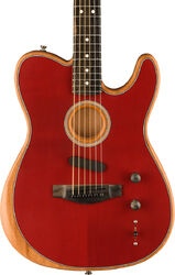 Guitarra folk Fender American Acoustasonic Telecaster (USA) - Crimson red