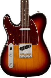 Guitarra electrica para zurdos Fender American Professional II Telecaster Zurdo (USA, RW) - 3-color sunburst