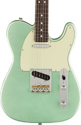 Guitarra eléctrica con forma de tel Fender American Professional II Telecaster (USA, RW) - Mystic surf green