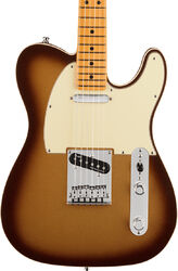 Guitarra eléctrica con forma de tel Fender American Ultra Telecaster (USA, MN) - Mocha burst