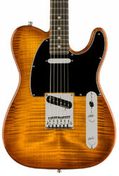 Guitarra eléctrica con forma de tel Fender American Ultra Telecaster Ltd (USA, EB) - Tiger's eye