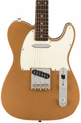 Guitarra eléctrica con forma de tel Fender JV Modified '60s Custom Telecaster (Japan, RW) - Firemist gold