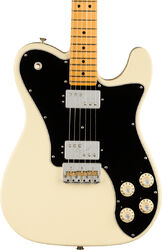 Guitarra eléctrica con forma de tel Fender American Professional II Telecaster Deluxe (USA, MN) - Olympic white