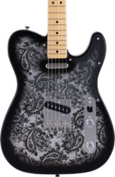 Guitarra eléctrica con forma de tel Fender Made in Japan Telecaster Ltd - Black Paisley
