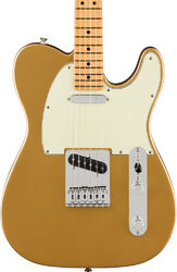 Guitarra eléctrica con forma de tel Fender 75th Anniversary Player II Telecaster (MEX, MN) - aztec gold