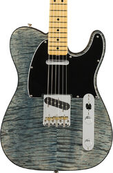 Guitarra eléctrica con forma de tel Fender Rarities Quilt Maple Top Telecaster (USA, MN) - Blue cloud