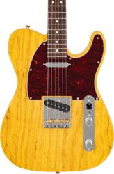 Guitarra eléctrica con forma de tel Fender Made in Japan Telecaster Raw Ash Ltd - Satin vintage natural