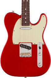 Guitarra eléctrica con forma de tel Fender American Professional Classic Telecaster Silent System (USA, RW) - candy apple red