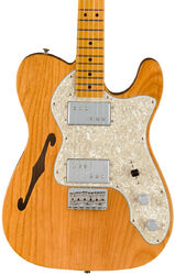 Guitarra eléctrica semi caja Fender American Vintage II 1972 Telecaster Thinline (USA, MN) - Aged natural