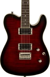 Guitarra eléctrica con forma de tel Fender Telecaster Korean Special Edition Custom FMT (LAU) - Black cherry burst