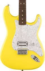Guitarra eléctrica con forma de str. Fender Tom Delonge Signature Ltd (MEX, RW) - Graffiti yellow