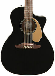 Guitarra folk Fender Villager 12-String - Black