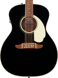 Guitarra folk Fender California Deluxe Villager E (12-String) - Black