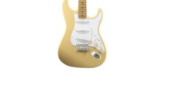 Guitarra eléctrica con forma de str. Fender Yngwie Malmsteen Stratocaster (USA, MN) - Vintage white