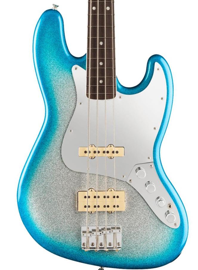 Bajo eléctrico de cuerpo sólido Fender Player Plus x Blu DeTiger Jazz Bass Ltd (MEX, RW) - Sky burst sparkle