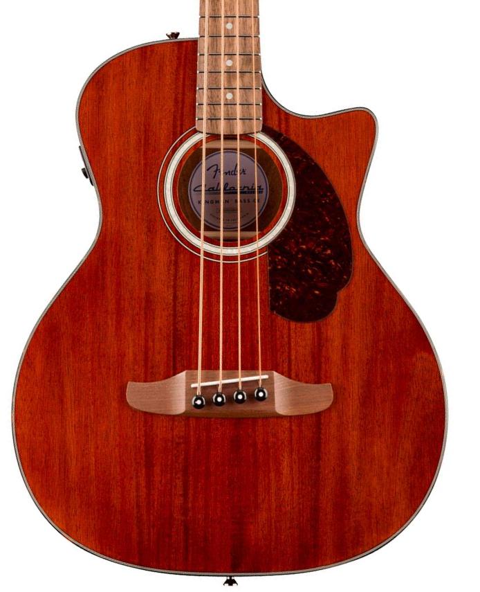Bajo acústico Fender California Deluxe Kingman Bass CE Mahogany - Natural