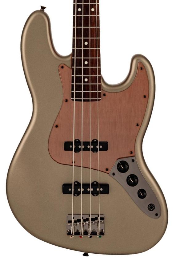 Made in Japan Hybrid II Jazz Bass Ltd - matte champagne mirage