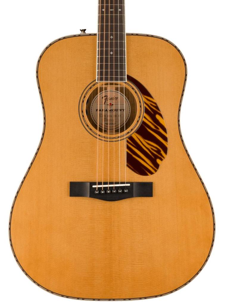 Guitarra folk Fender Paramount FSR PD-220E - Aged natural