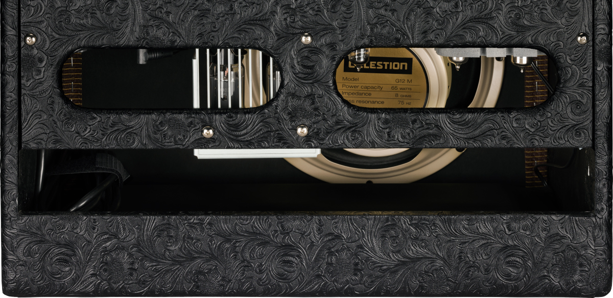 Fender Hot Rod Deluxe 30th Anniversary 40w 1x12 Celestion Creamback 6l6  Black Western - Combo amplificador para guitarra eléctrica - Variation 3