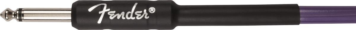 Fender J Mascis Coiled Instrument Cable Signature Droit Coude 90ft 9.14m Purple - Cable - Variation 3