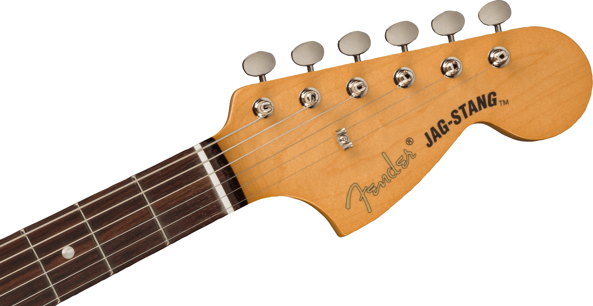 Fender Jag-stang Kurt Cobain Artist Hs Trem Rw - Fiesta Red - Guitarra electrica retro rock - Variation 4