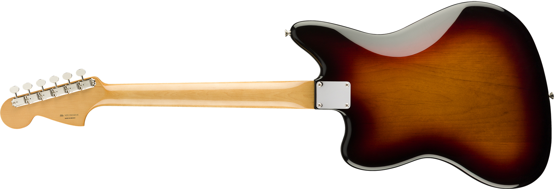 Fender Jaguar 60s Vintera Vintage Mex Pf - 3-color Sunburst - Guitarra electrica retro rock - Variation 1