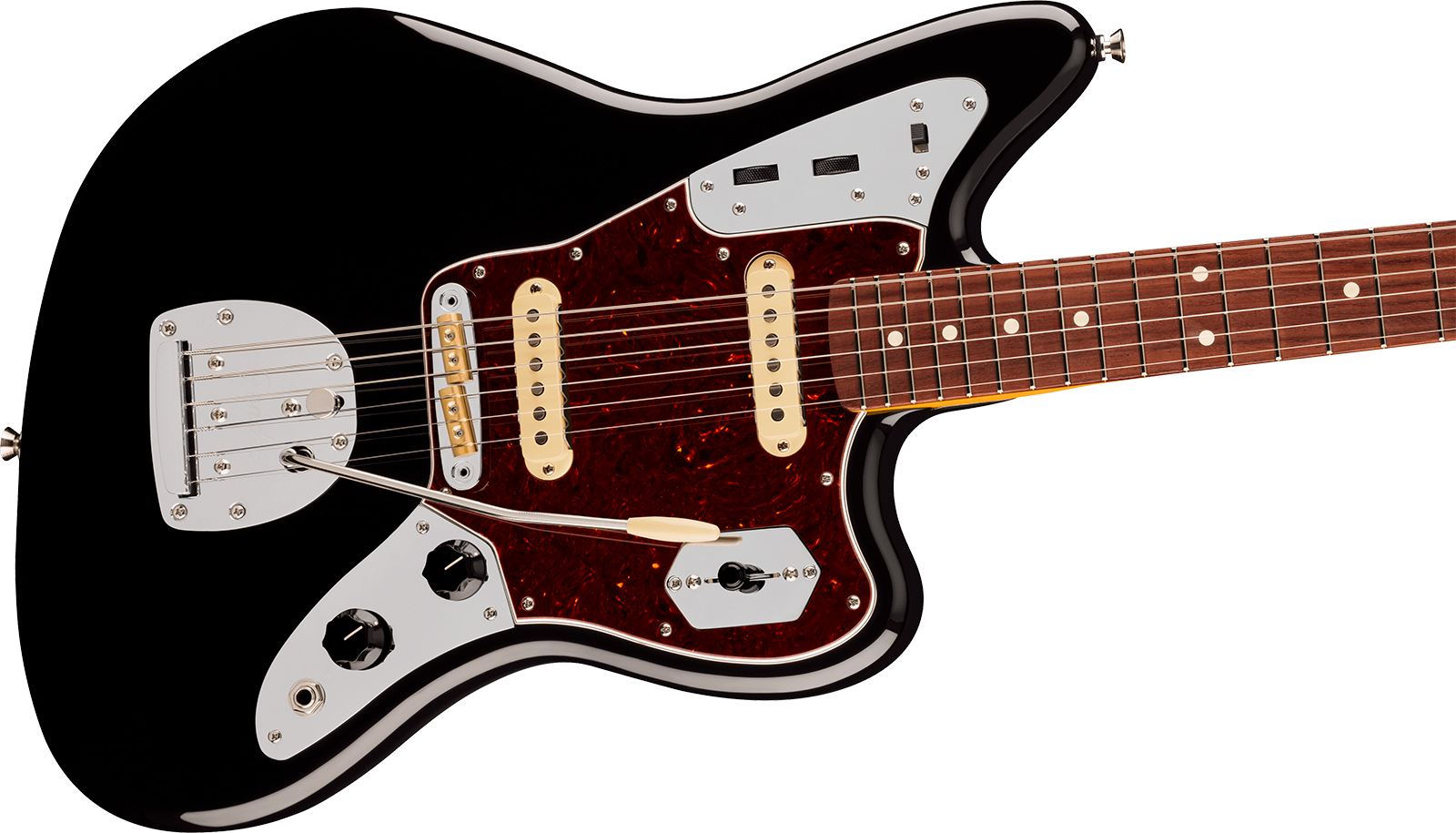 Fender Jaguar American Pro. Usa Shsc 2s Trem Rw - Black - Guitarra electrica retro rock - Variation 2