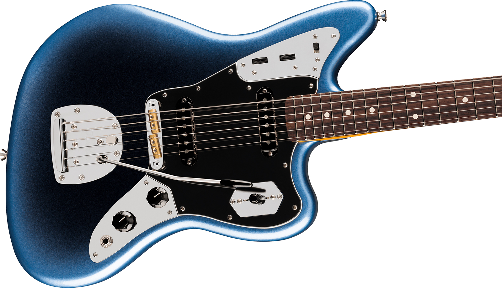 Fender Jaguar American Pro. Usa Shsc 2s Trem Rw - Dark Night - Guitarra electrica retro rock - Variation 2