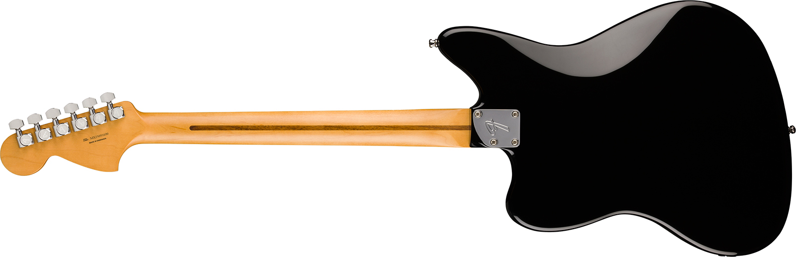 Fender Jaguar Baritone Player Fusion Ltd 2h Ht Eb - Black - Guitarra eléctrica barítono - Variation 1