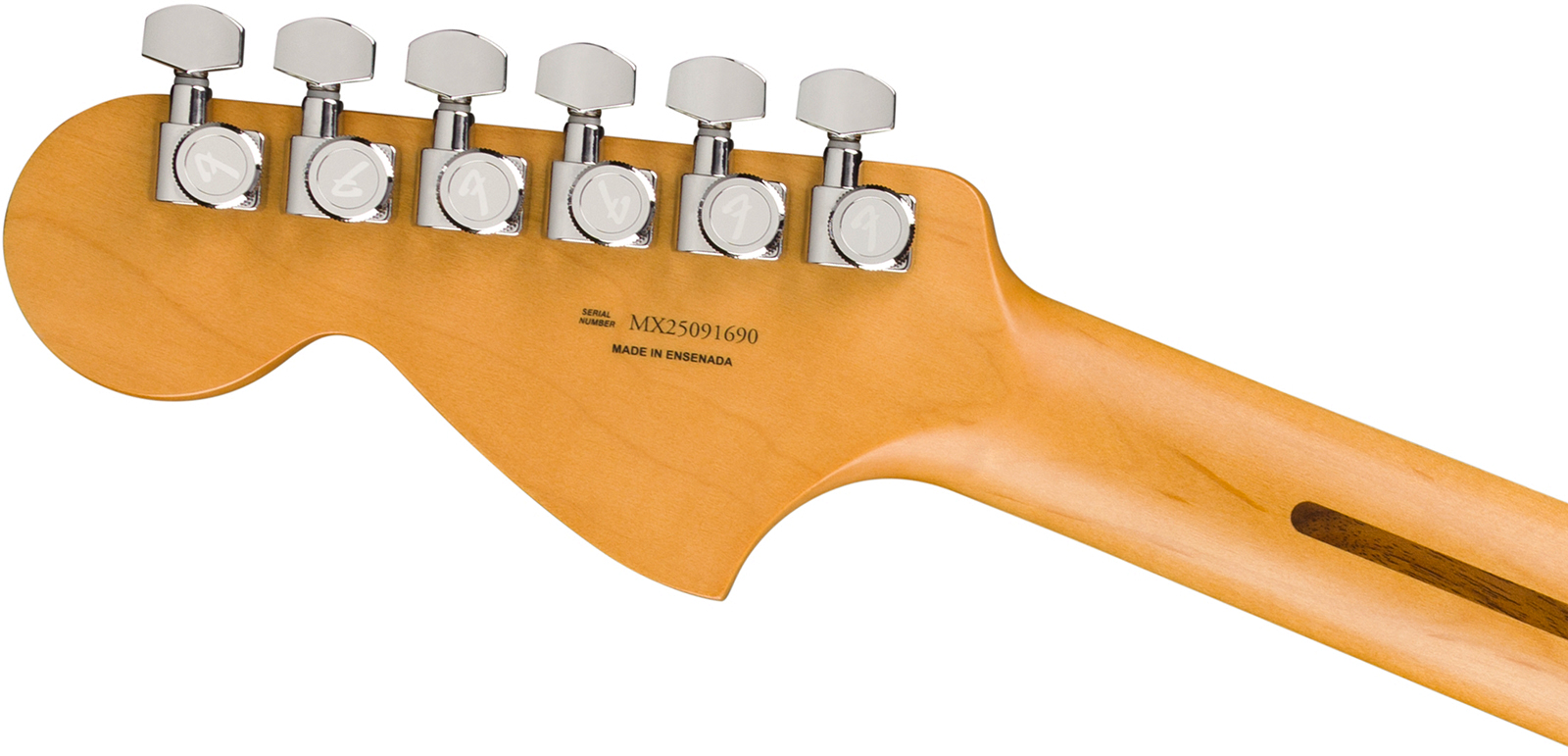 Fender Jaguar Baritone Player Fusion Ltd 2h Ht Eb - Black - Guitarra eléctrica barítono - Variation 4