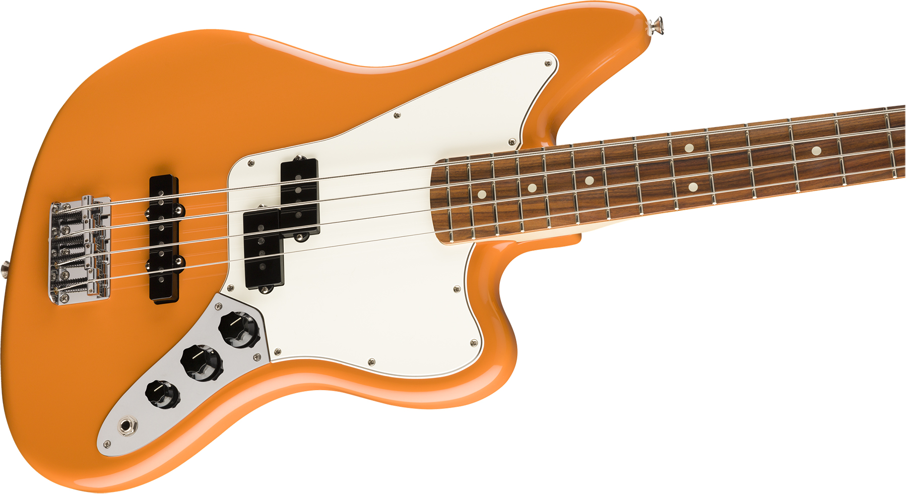 Fender Jaguar Bass Player Mex Mn - Capri Orange - Bajo eléctrico de cuerpo sólido - Variation 2