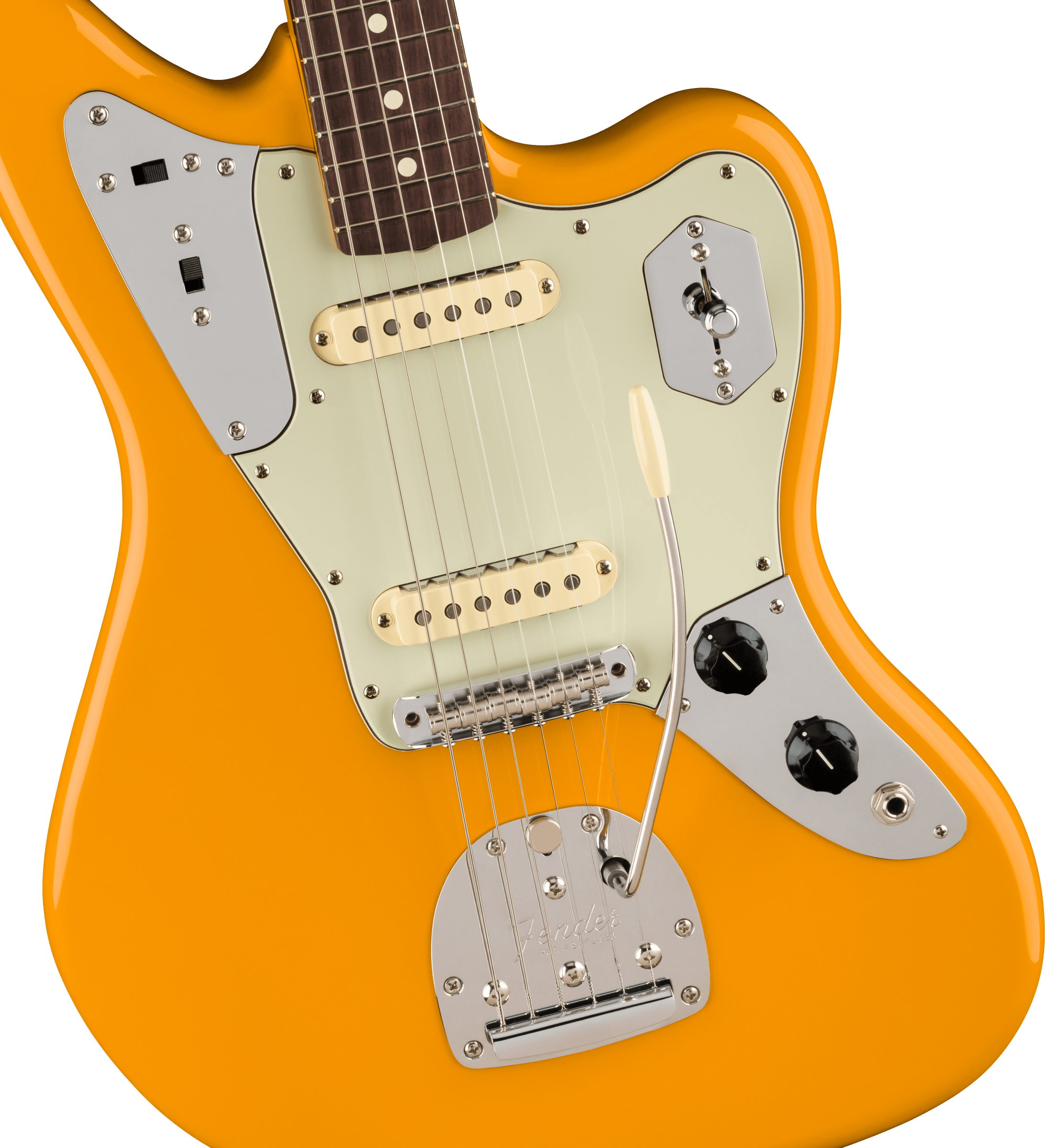 Fender Jaguar Johnny Marr Signature 2s Trem Rw - Fever Dream Yellow - Guitarra electrica retro rock - Variation 2