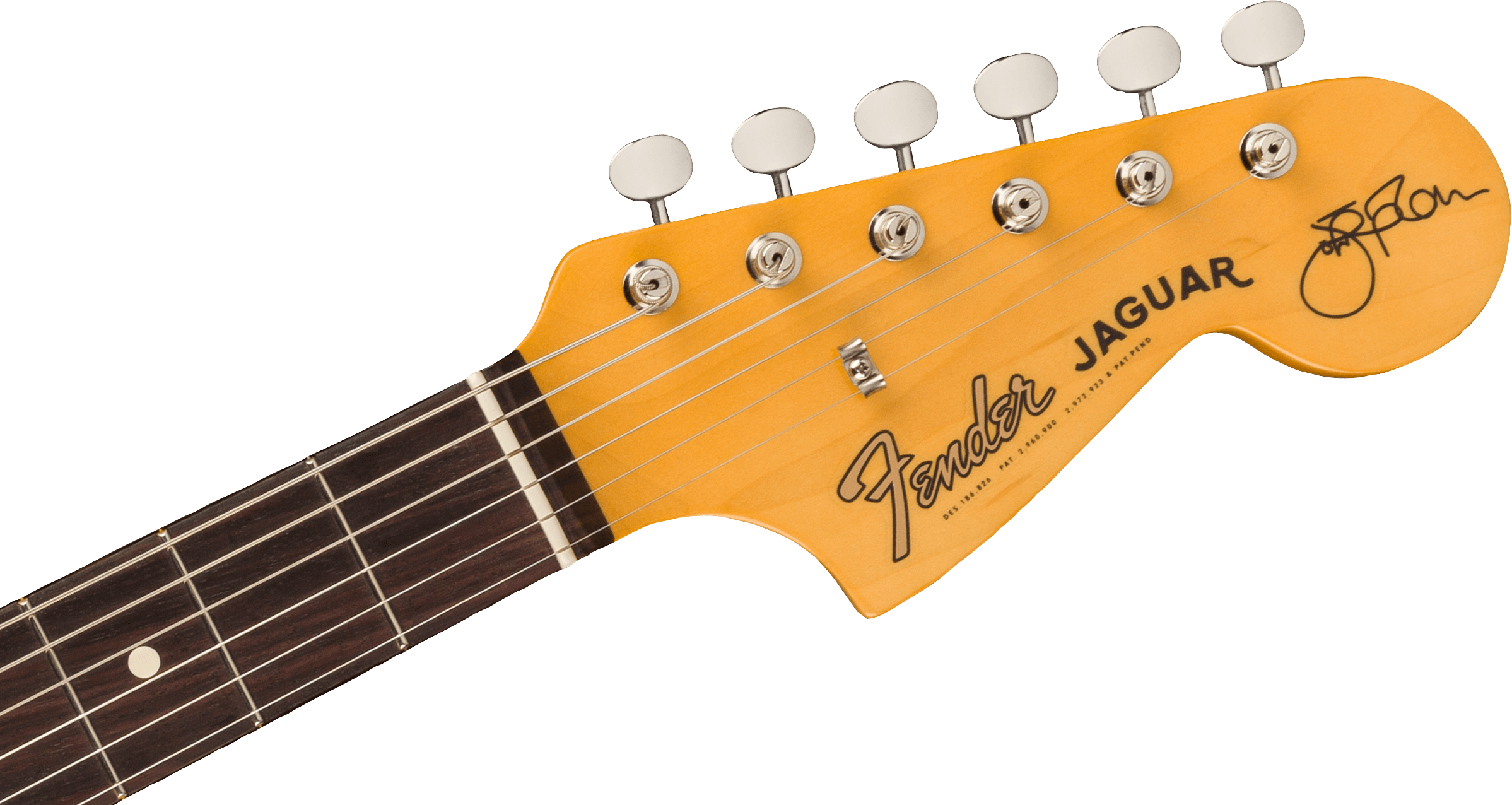 Fender Jaguar Johnny Marr Signature 2s Trem Rw - Fever Dream Yellow - Guitarra electrica retro rock - Variation 3