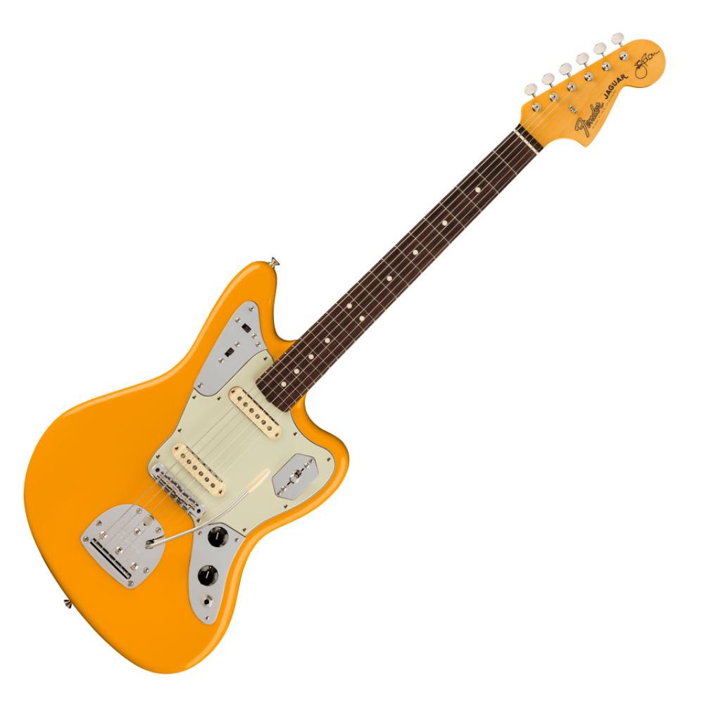 Fender Jaguar Johnny Marr Signature 2s Trem Rw - Fever Dream Yellow - Guitarra electrica retro rock - Variation 5