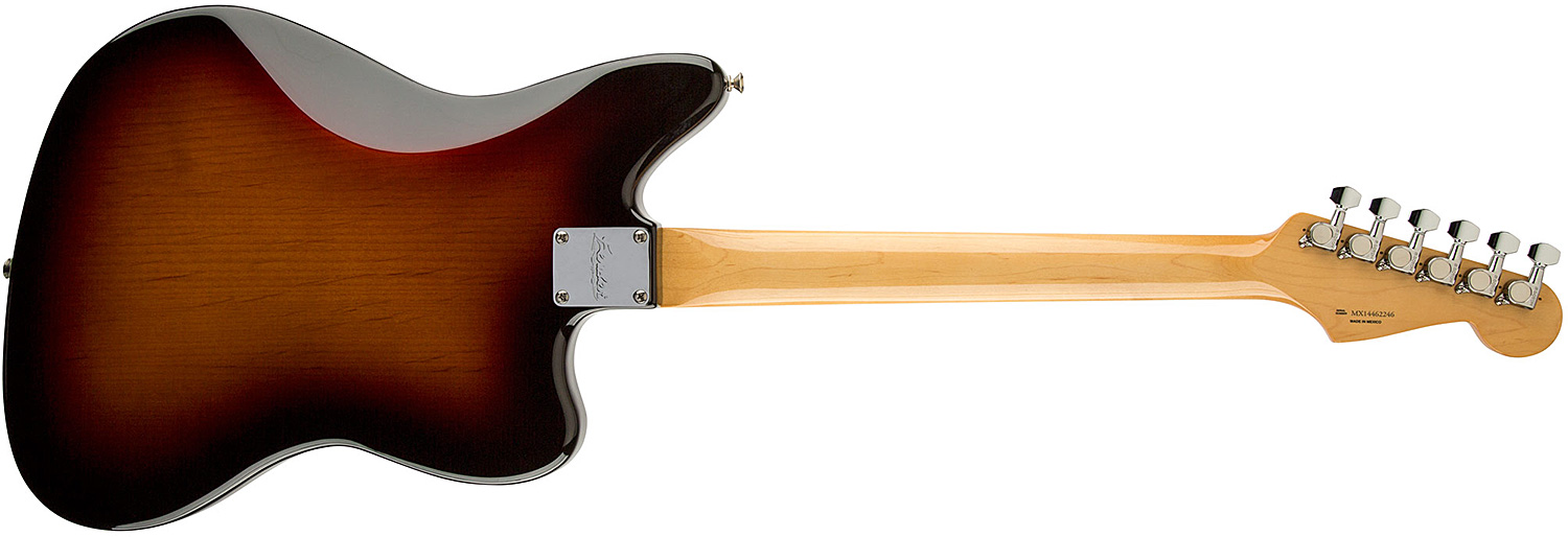 Fender Kurt Cobain Jaguar Lh Gaucher Mex Hh Trem Rw - 3-color Sunburst - Guitarra electrica para zurdos - Variation 1