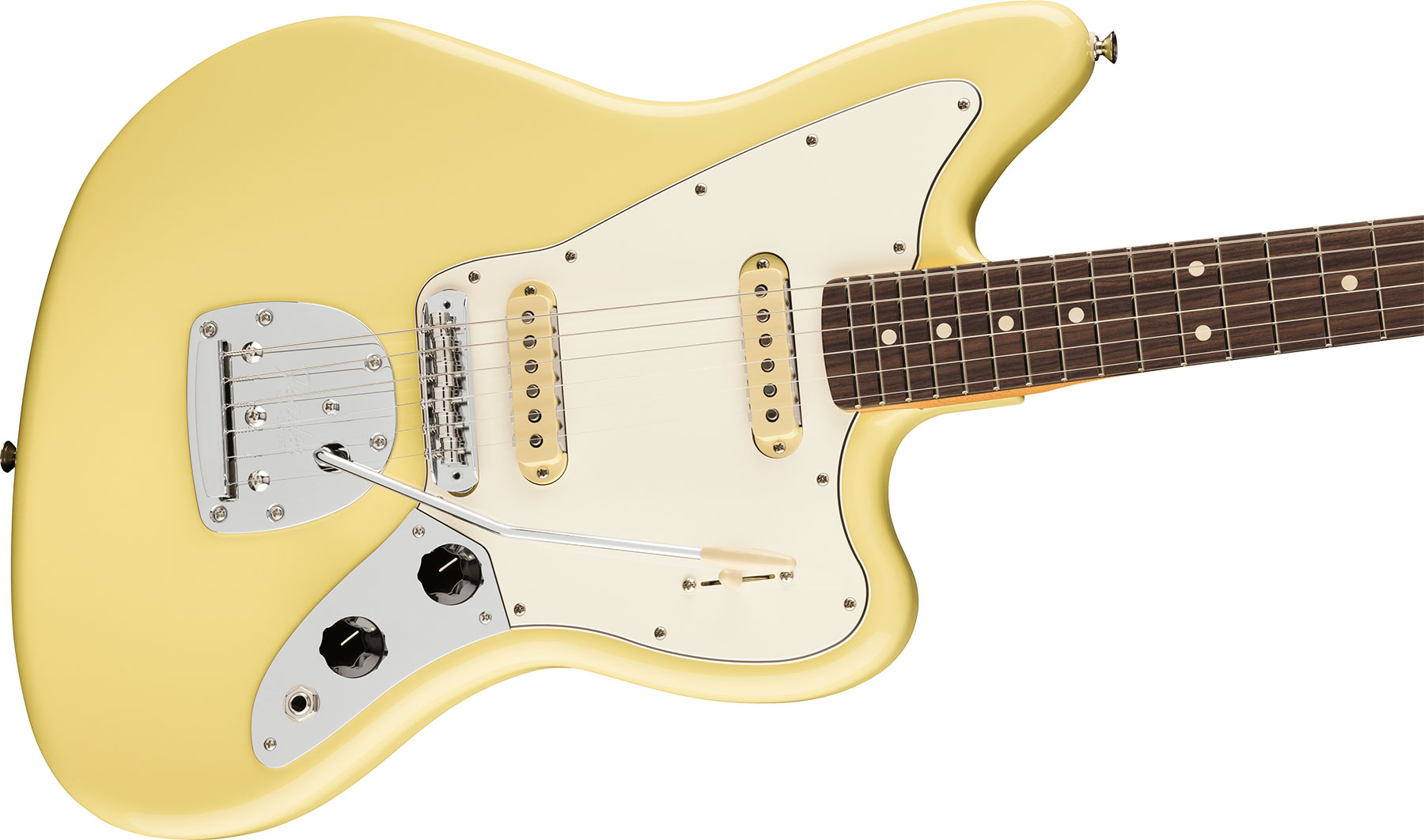 Fender Jaguar Player Ii Mex 2s Trem Rw - Hialeah Yellow - Guitarra electrica retro rock - Variation 2