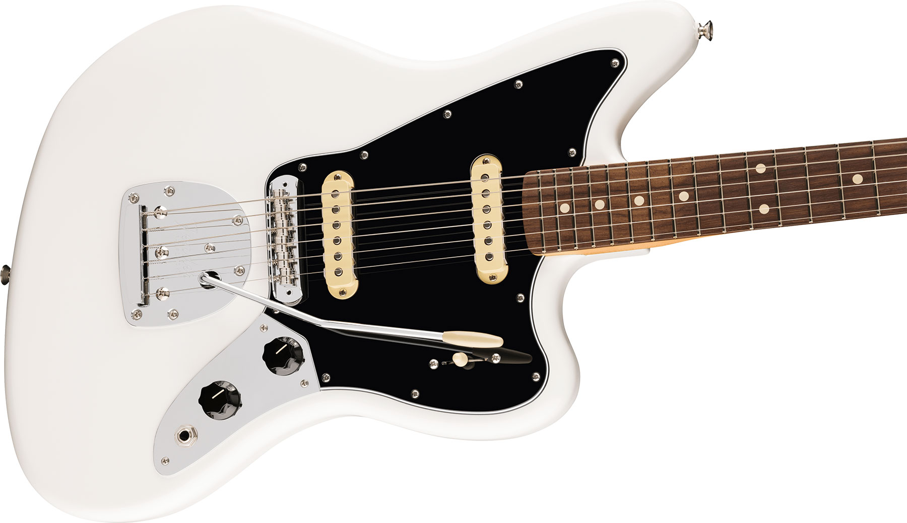Fender Jaguar Player Ii Mex 2s Trem Rw - Polar White - Guitarra electrica retro rock - Variation 2